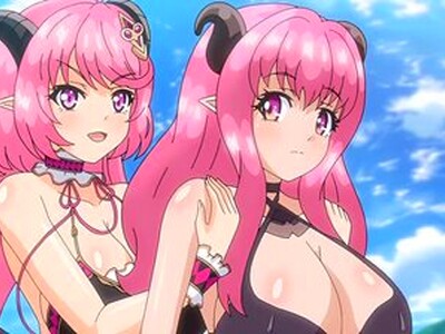 爆乳なエロすぎる体のサキュバスが草原で発見した草食系のうぶな男をHなテクで攻めて中出しで絶頂しまくる！