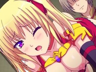 金髪の巨乳な女勇者が捕らわれてしまい、性の玩具としてもてあそばれ続けて口内射精や膣内射精をされて悶絶する！