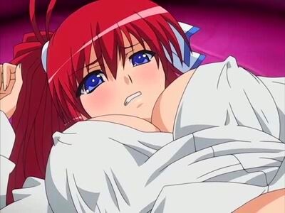 巨乳美女が、彼と一緒に魔物に捕らわれてしまい、魔物から彼を助けるために触手で攻められながら中出しで果てる！