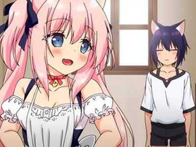 ケモミミにしっぽがあるロリ系の美少女が、じっくりときれいなパイパンマンコをクンニされてから中出しで絶頂させられる！