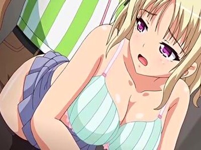 金髪の巨乳JKがコンビニでバイトをしていると、店長の男に密室で押し倒されて中出しを好きなようにされまくる！